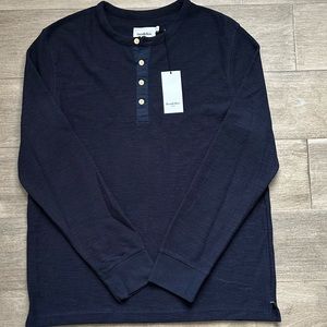 Navy Blue Long Sleeve Shirt